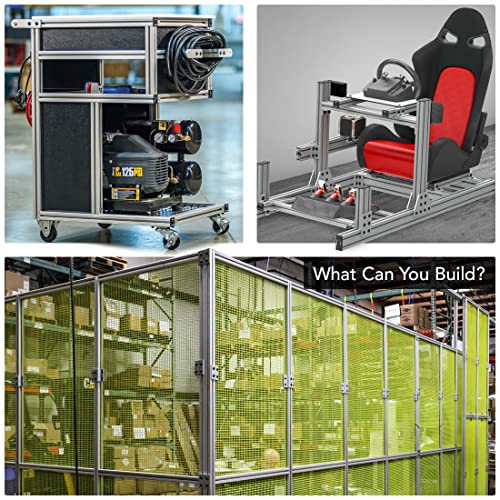 80/20 Inc, 1515-Uls, 15 Series, 1.5" X 1.5" Aluminum Extrusion X 48" Extruded Rail #TOP7