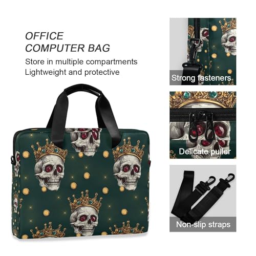 Funda portátil Alaza Skull para laptops de 13-15.6 pulg miniatura 5