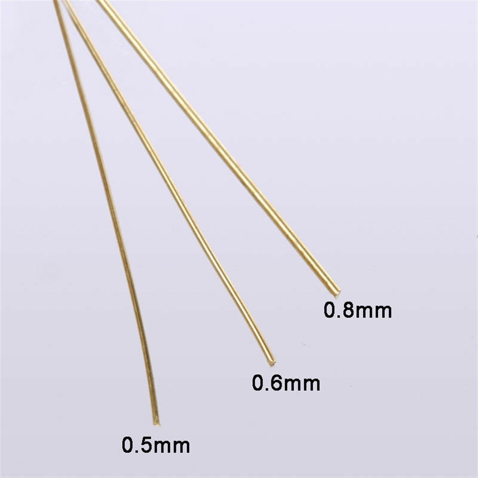 Flexibler elektrischer Draht, 0,5 mm,6,8, 1 Durchmesser Weicher Messingdraht for Schmuckteile, DIY-Modellbau
