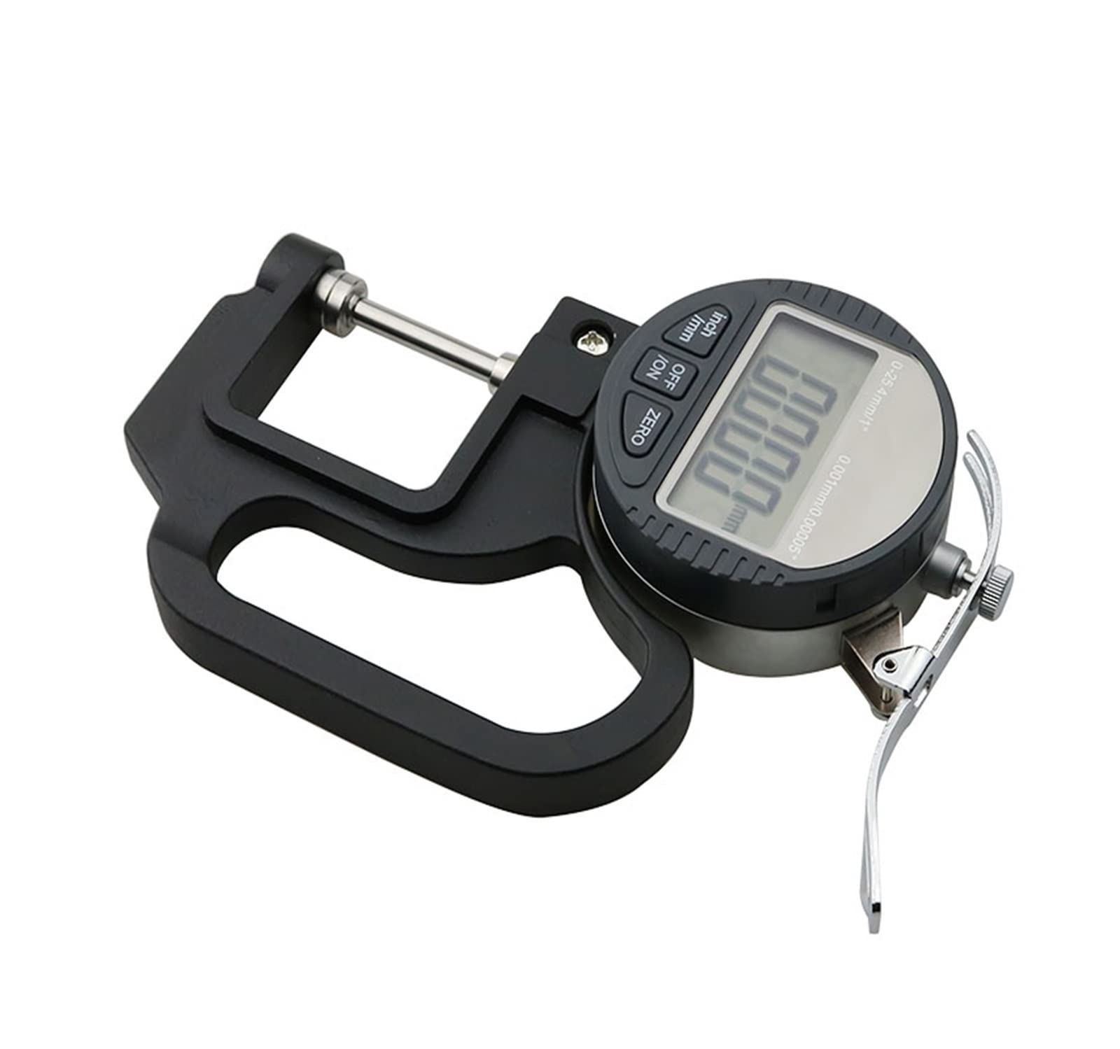 Mikrometer-Set, 0,01 mm /,001 elektronische Dicke von 12,7 25,4 digitaler Mikrometermikrometermarkermikrometro -Dicke Tester für Heimwerker/Haushalt(0-25.4mm 0.01mm)