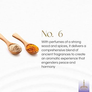 Gonesh Classic Collection #6 Incense (4 Pack), 4 Piece, Gold