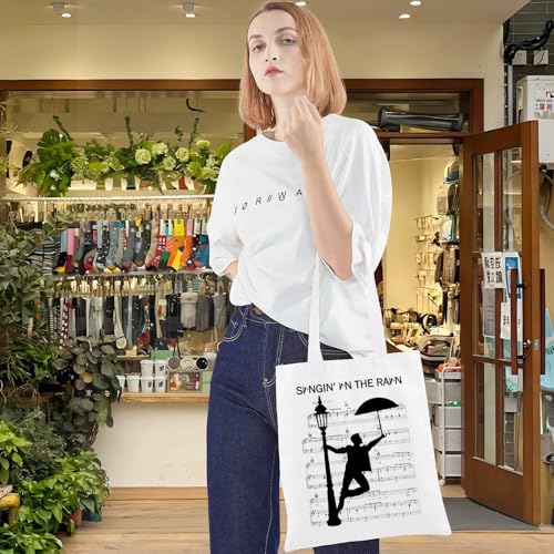 Bolso tote musical para fans de teatro y drama, regalo temático miniatura 7