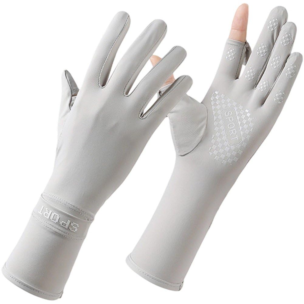 Danlai Uv Protection Touchscreen Glove, Breathable Full Finger Gloves for Women Outdoor Driving Cycling Activities