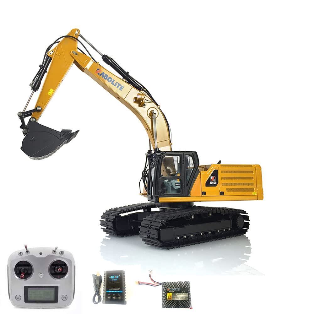 1/16 K336GC HUINA KABOLITE Metal RC Hydraulic Excavator Finished Truck Model Battery Radio Pump