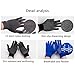 STDEV 12 Pair PVC Nylon Work Gloves Single Sided Working Gloves With Superior Grip Knit Safety Gloves For Work, Black