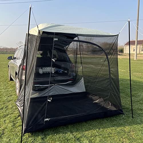Vilemoon Car Awning Sun Shelter Camping Suv Rear Tent, Portable Waterproof Roof Top Tent Car Canopy For Suv Minivan Hatchback Camping Outdoor Travel (Car Awning Sun Shelter With Mosquito Net) #TOP4