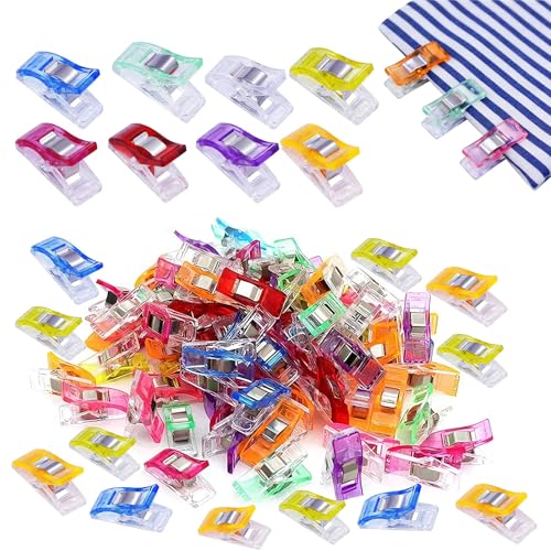 120 PCS Sewing Clips Super Strong Clamping Force Anti Slip|Multi-Color