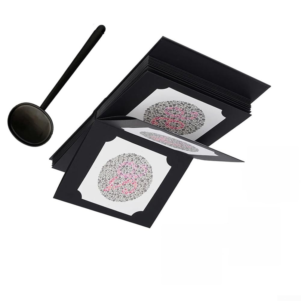 Ishihara Farbsehtest Buch mit 38 Tafeln & Okklusionsbrille –
