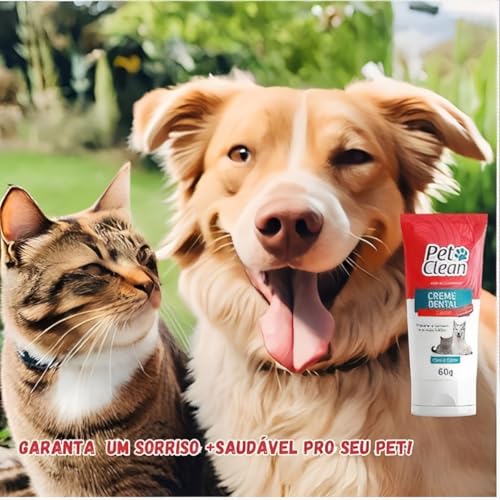 Kit Escova E pasta Limpeza De Dentes Para Cachorro Brinquedo Mordedor Osso E Creme Dental Para Cães