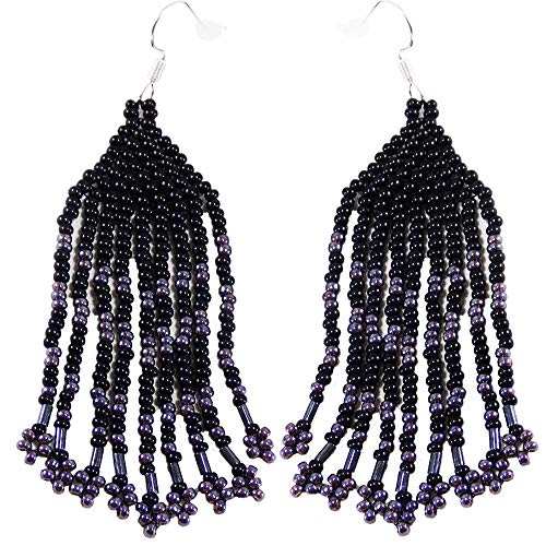 Handmade Coach gifts for nurse witch hematite earrings metallic new unique gothic artisan organic jewelry