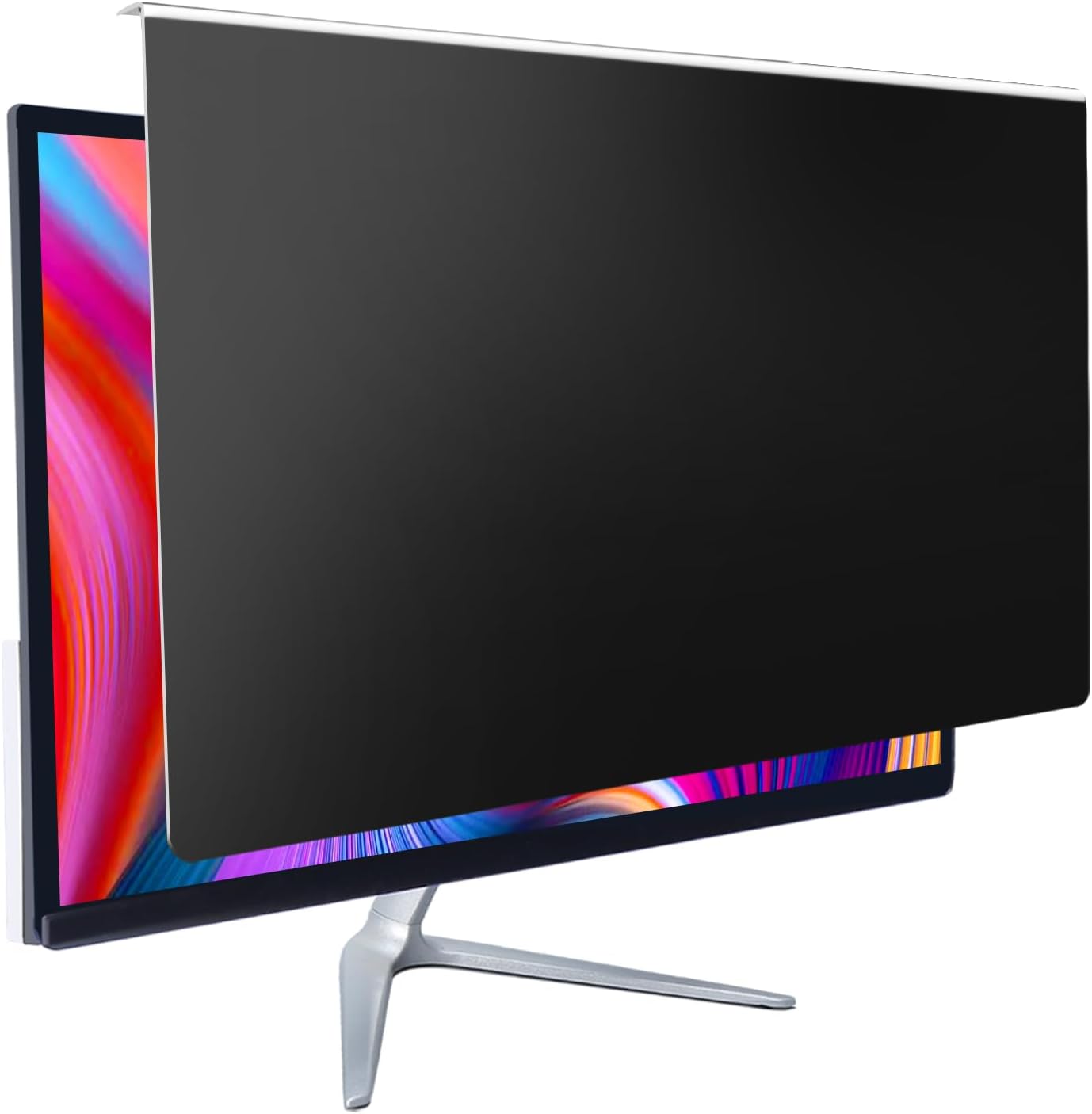 Photo 1 of  Computer Privacy Screen Filter 24" Hanging Privacy Screen Protector Compatible Widescreen Computer Monitor with Aspect Ratio 16:9,Anti-Glare Privacy Screen Protector for 23.6" 23.8" Monitor