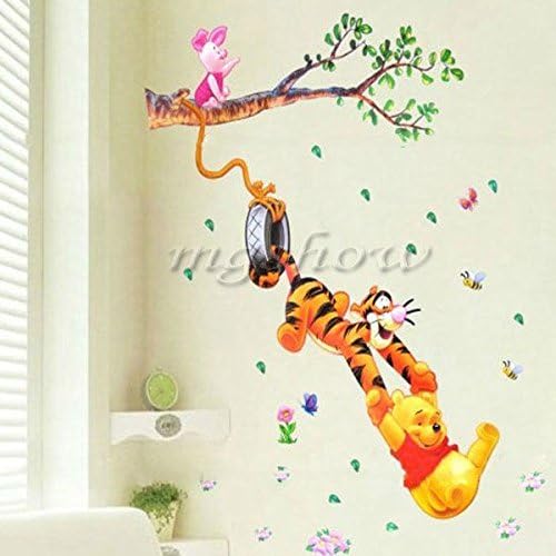 Winnie The Pooh Wall Stickers Nursery Boy Kids Baby Room