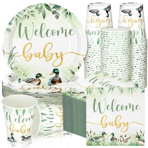 Assiettes en carton fête prénatale pour un buffet de baby shower réussi