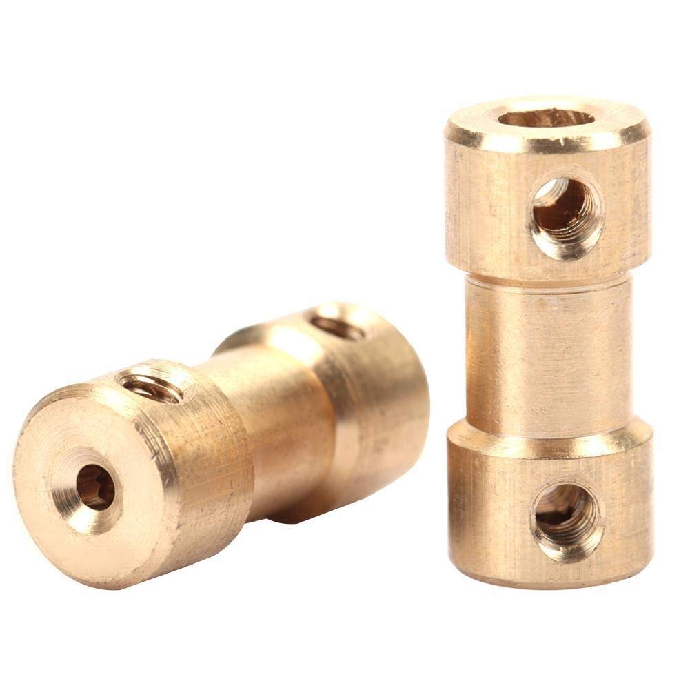 TEYWET Coupler 5Pcs/Set Shaft Couplers for Motor Copper Shaft Coupling Coupler Connector Sleeve Transfer Joint Metal (Inner Diameter : 2.0 to 3.0mm)