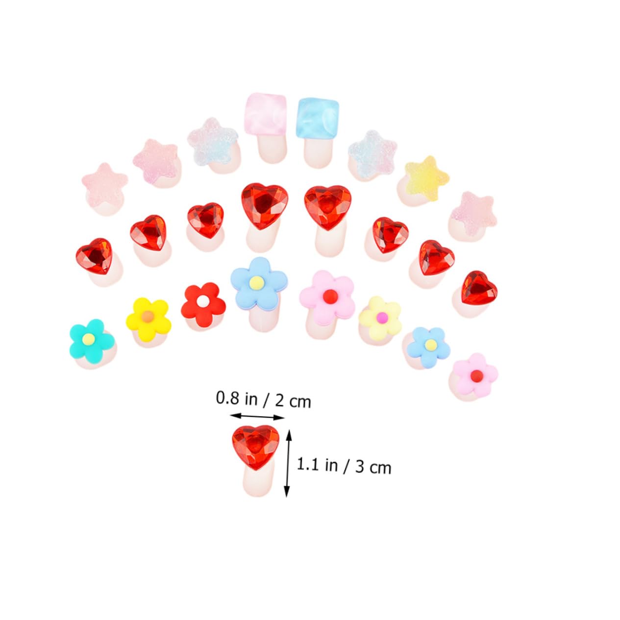 Ipetboom Silicone Toe Separators for Nail Polish Toe Separators 24pcs Set for Women