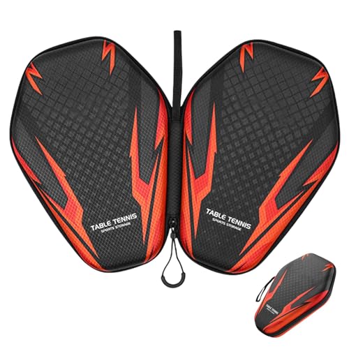 Sionhiuo Funda para Raqueta de Tenis de Mesa, Fundas y Bolsas para Tenis de Mesa,de Las Palas de los Casos de los Tenis de Mesa con la Capacidad Grande - Cajas de Tenis de Mesa Organizador de