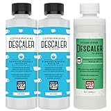 IMPRESA 3 Bottle Descaling Solution Bundle - One 8 Fl Oz Steam Oven Cleaner and Two 8 Fl Oz Coffee Machine Descalers - Compatible with Keurig, Nespresso, Wolf, Miele and Thermador