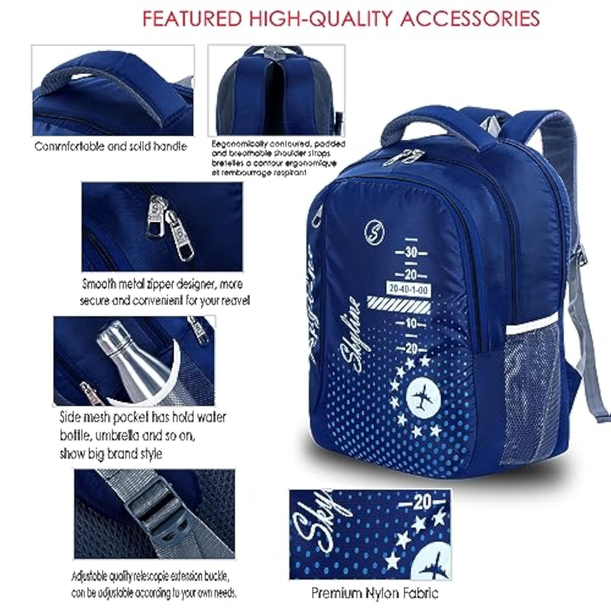 40L Laptop Backpack for Travel & Office