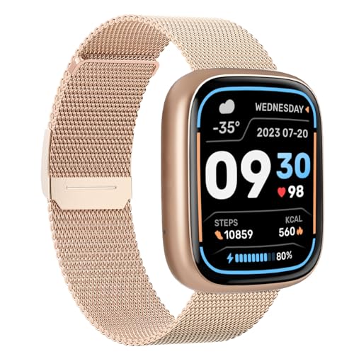 TOOBUR Smart Watch for Women, Alexa Built-in, Answer/Make Calls, 1.83