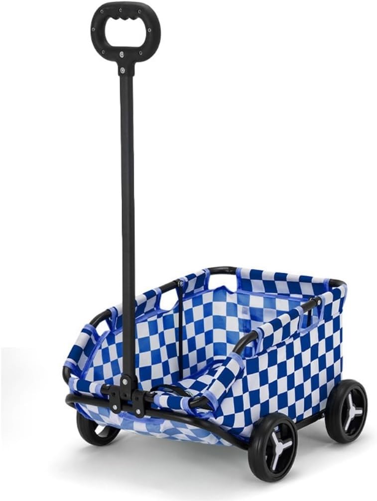 Pet Strollers Pet Stroller Goes Out for Transportation, Small Pull Cart, Puppy Trolley, Dog Walking Cart, Small, Lightweight, Foldable Cat Pet Stroller Medium(Blue)