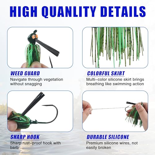 Leurre de pêche avec jupe silicone pour vos sessions matinales de bar - 2