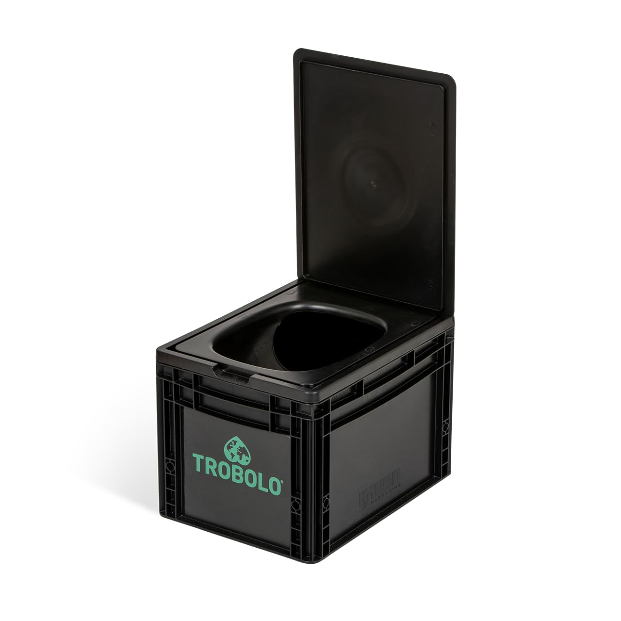 TROBOLO BilaBox (1. Generation) – Campingtoilette im Eurobox-Format [29x40x30] – Mobile Trockentrenntoilette für unterwegs – Ohne Gerüche, Wasser & Chemie