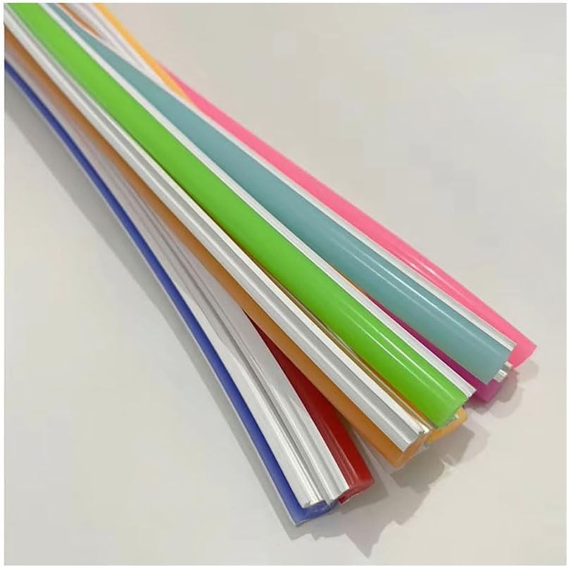 6mm Silicone Neon Separation Tube Bendable Flexible Diffuser for DIY Sign Lighting, LED Strip Not Included, 20M(Light Pink)