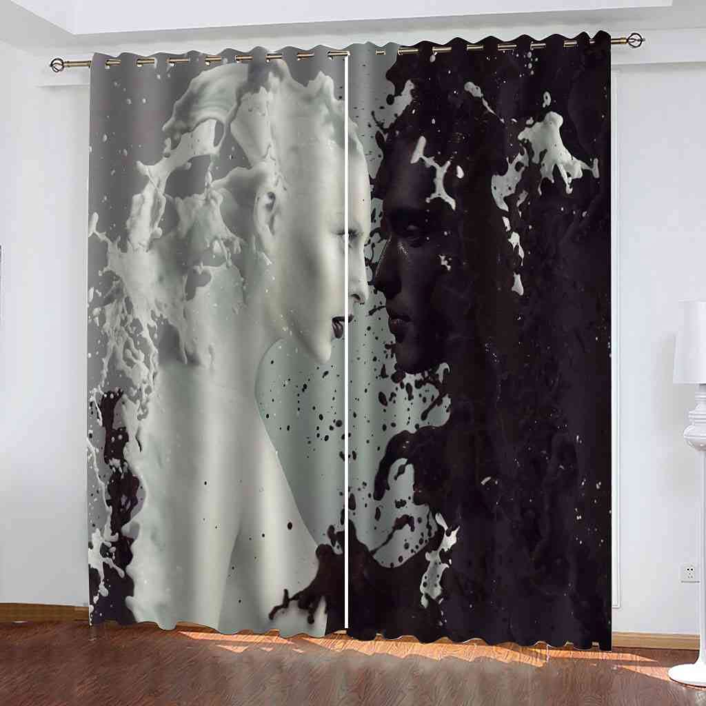 Rideau Occultant Enfant Bloque Lumière Bruit Rideau Thermique 200x160cm