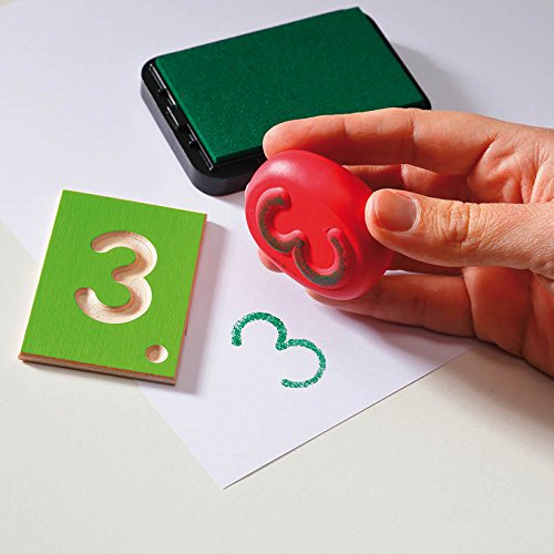 Juego educativo de madera con números Erzi para aprender a contar 5