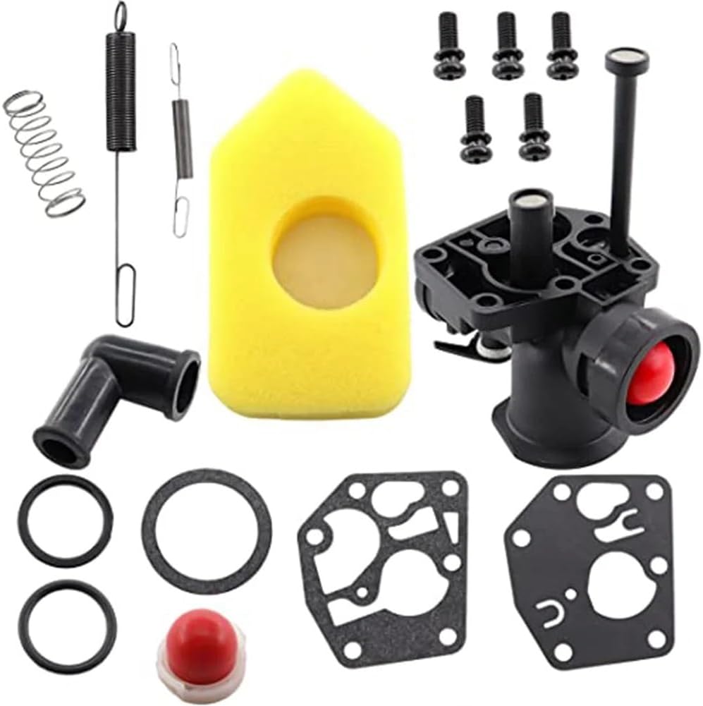 Spare Carburetor Kit Filter Rubber Grommets Fuel Kit for 497619 499809 498809 498809a 494406 Lawnmower 698369 691859