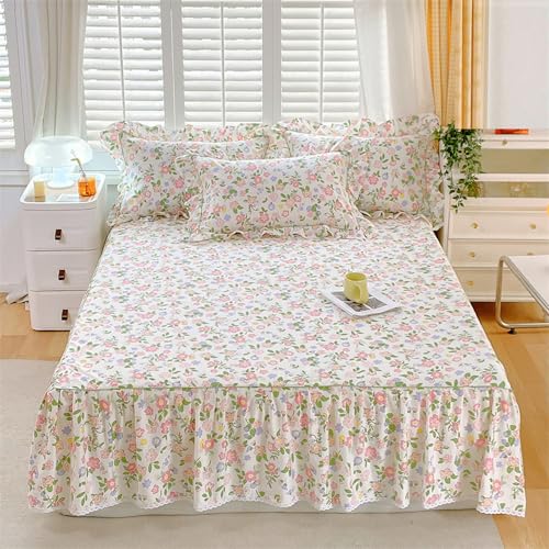 Fzigenle �x�b�h�X�J�[�g �V���O�� �x�b�g �V�[�c �x�b�h�J�o�[ �t�����t�� A150*200 �k�� �x�b�h�X�v���b�h �t���� �ʋC�� �_�炩�� ���ɗD���� �E�H�b�V���u�����H �V�[�c�J�o�[ �}�b�g���X�J�o�[ �P�n �ԕ� ���� �V���v�� �J���[b2