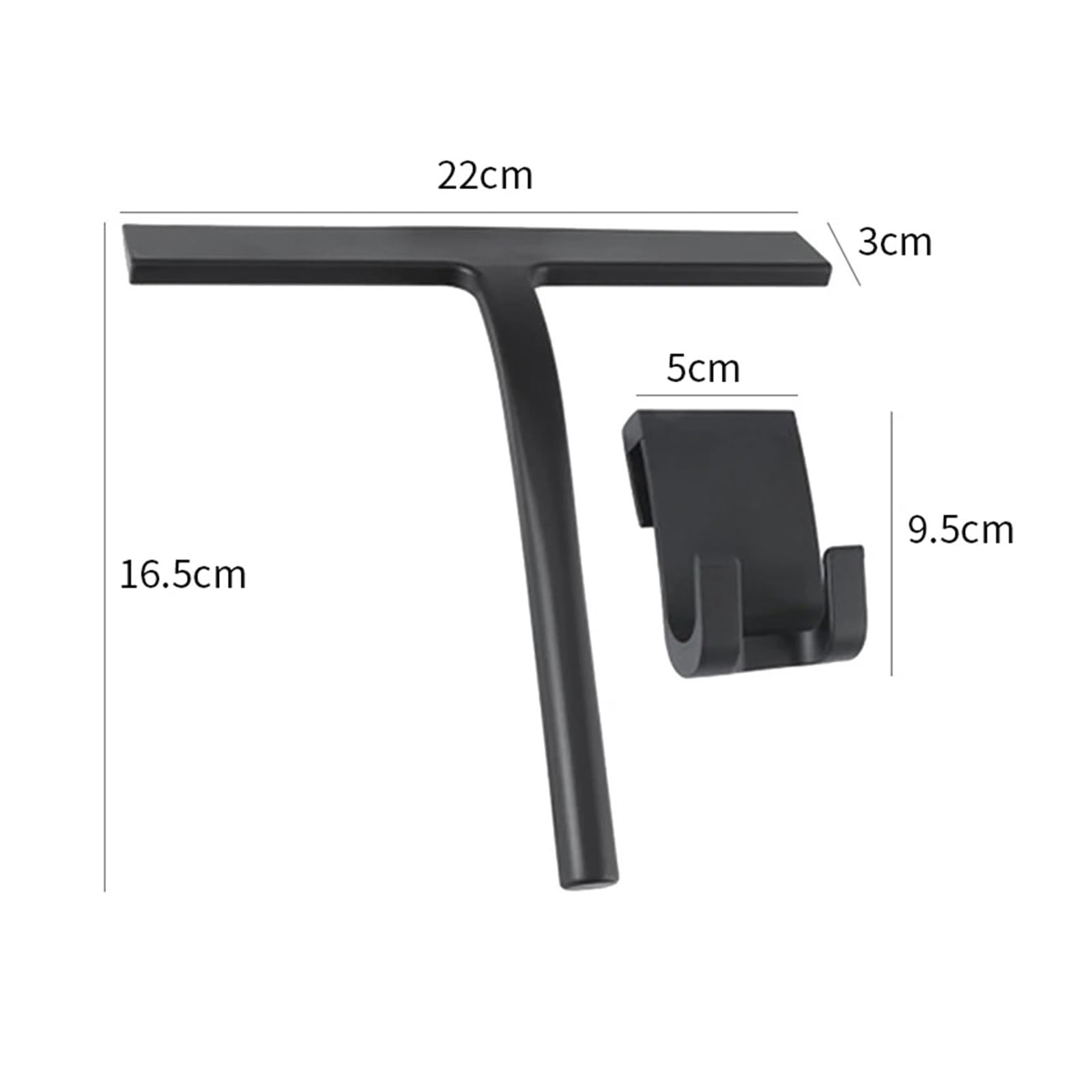 2er-Set Abzieher for Bad, Dusche, Haushalt, Glas, Fliesen, Auto, Fenster, Spiegel, Silikon, Tür, for Aufhängen, Reinigungswerkzeug Für Badezimmer