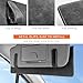 NYTKL 2 PCS Sun Visor Extender for Car, Anti-Glare Sunvisor Extension Shade Attachment for Safe Driving, Clip-On Sun Blocker Sunshade Extender Protect Driver Passenger from UV Rays (Dark Gray)