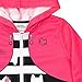 Gabby's Dollhouse Little Girls Zip-Up Hoodie Pink/Black/White 6-6X
