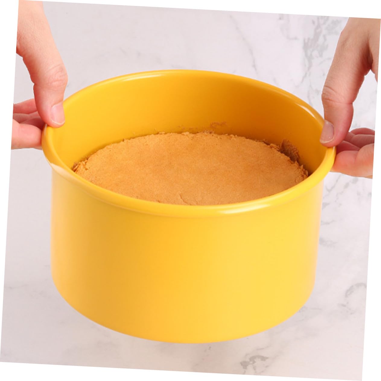 ULTECHNOVO Moule à Gâteau Rond Antiadhésif Plateau de Cuisson Micro-ondes Multifonctionnel Moule à Pâtisserie Pratique pour Usage Domestique