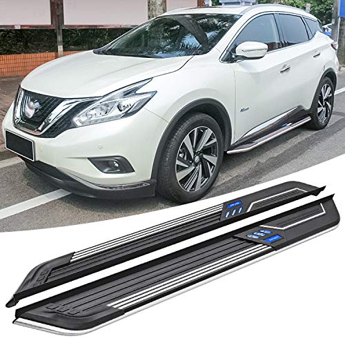 2 piezas estribos laterales de aluminio para Nissan Murano 2015-2020