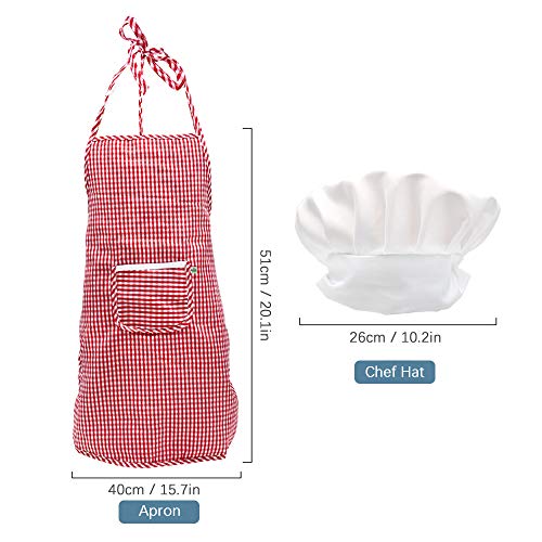 Homesen 42 Pcs Conjunto de Cozinha Finja Brincar com Chapéu de Chef avental Brinquedo de Cozinha Fog