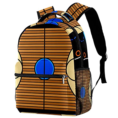 Petit sac à dos en bois dur artisanal chic pour femmes et adolescents
