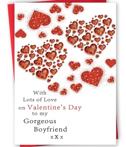 mmuue Funny Boyfriend Valentines Day Gifts from Girlfriend,Romantic Valentines Day Card for Boyfriend Him, Mens Valentines Gifts