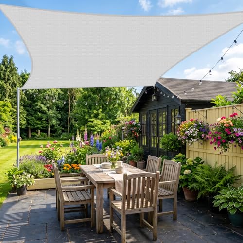 Image of KANAGAWA 16'X27' Sun Shade Sail Gray Curved Square Customizable