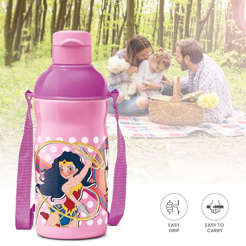 Image of Milton Kool Prime 400 Insulated Kids Water Bottle, 390 ml, Light Pink | BPA & Lead Free | Food Grade | Leak Proof | PU Insulated | Easy to Carry
