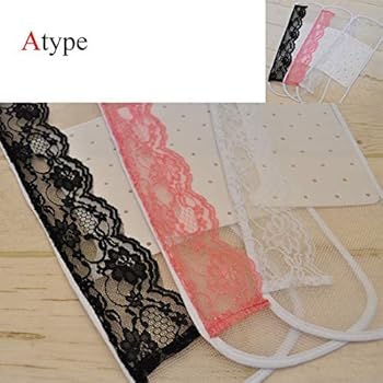 Amazon | 浴衣帯下 レースorフリル付き メッシュ前板 (全6種) 2