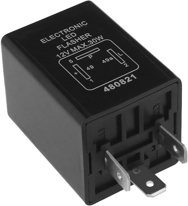 Relé do Pisca LED eMagTech 12 V com 3 Terminais e Potência Máxima de 30 W – 1 unidade