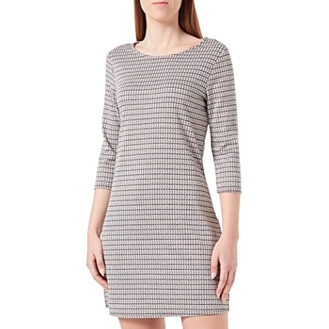 Only Onlbrilliant Noos Jrs-Vestido 3/4 Mini, Black/Checks Cover