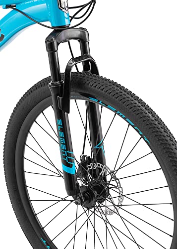 Image of Mongoose Grafton Mountain Bike, 21 Speed, Aluminum Frame, Knobby Mountain Tires, Suspension Fork, Trigger Shifters, Mechanical Disc Brakes