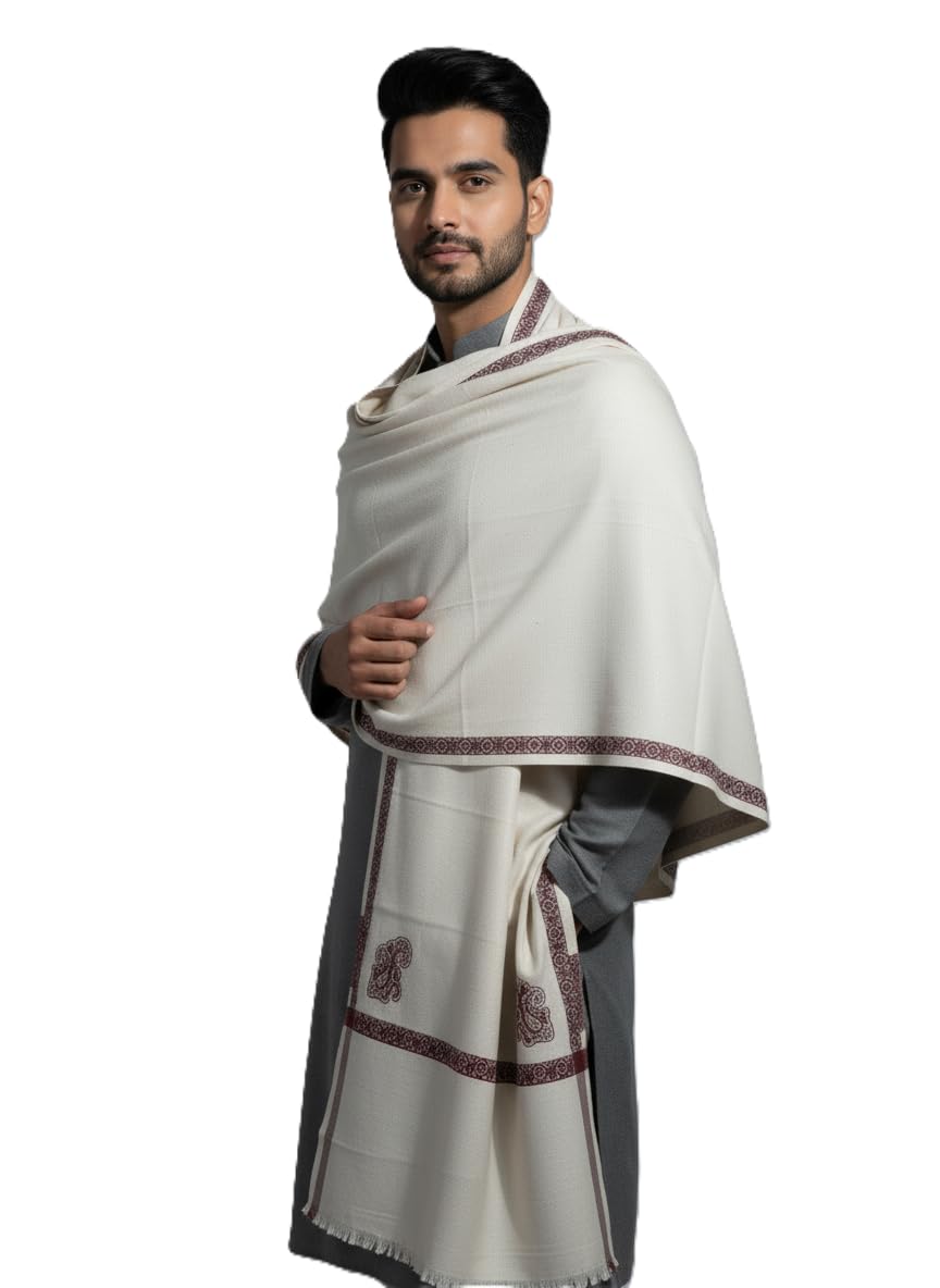 kti KRITI Grey Woolen Lohi For Men ART NO-236 WHITE-picture-16