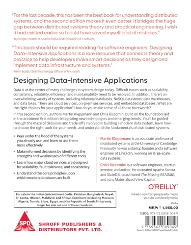 Image of Designing Data-Intensive Applications: The Big Ideas Behind Reliable, Scalable, and Maintainable Systems, 2nd Edition (Greyscale Indian Reprint)