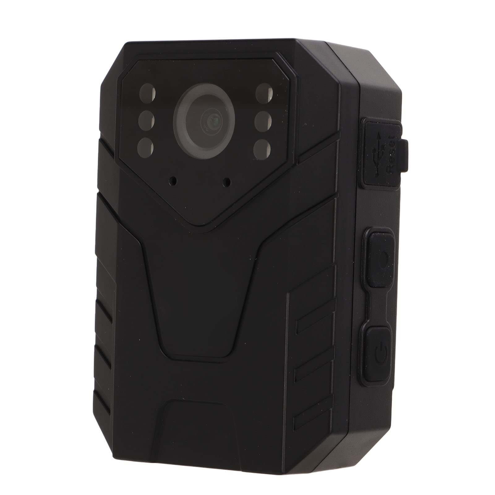 Body Camera, 4K Body Wearable Security Camera with Night Vision and Motion Detection, Police Clip On Camera Support Up to 128G Storage (US Plug)