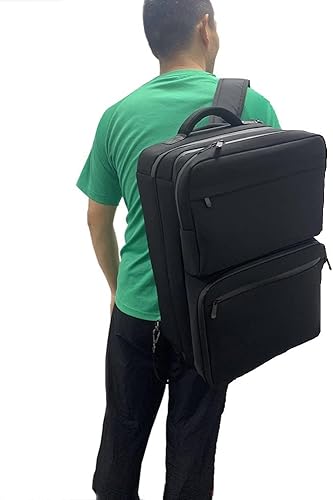 Miniatura 2 de DAMIFAN mochila de peluquero bolsa de viaje bolsa de viaje estación móvil de peluquero organizador de herramientas bolsa de maquillaje, Negro -