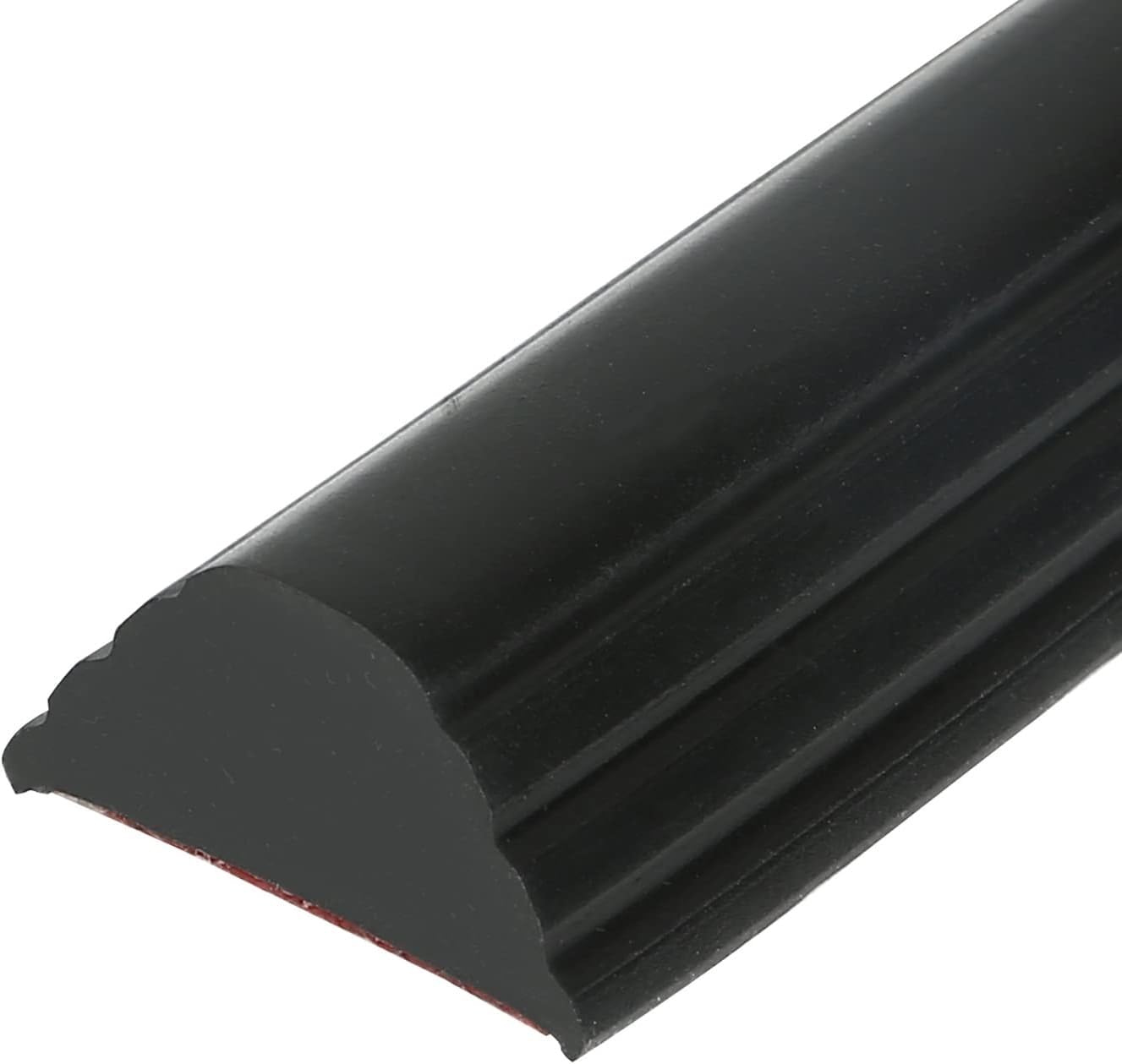 Barriera per doccia in silicone, striscia di tenuta adesiva per piatto doccia, barriera per pavimento per ambienti umidi, striscia di tenuta per bagno e lavello della cucina (nero, 5 m)